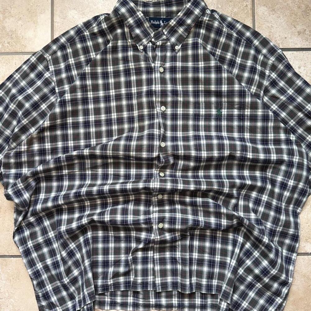 Ralph Lauren Greggor Short Sleeve Dress Shirt - Size XXL